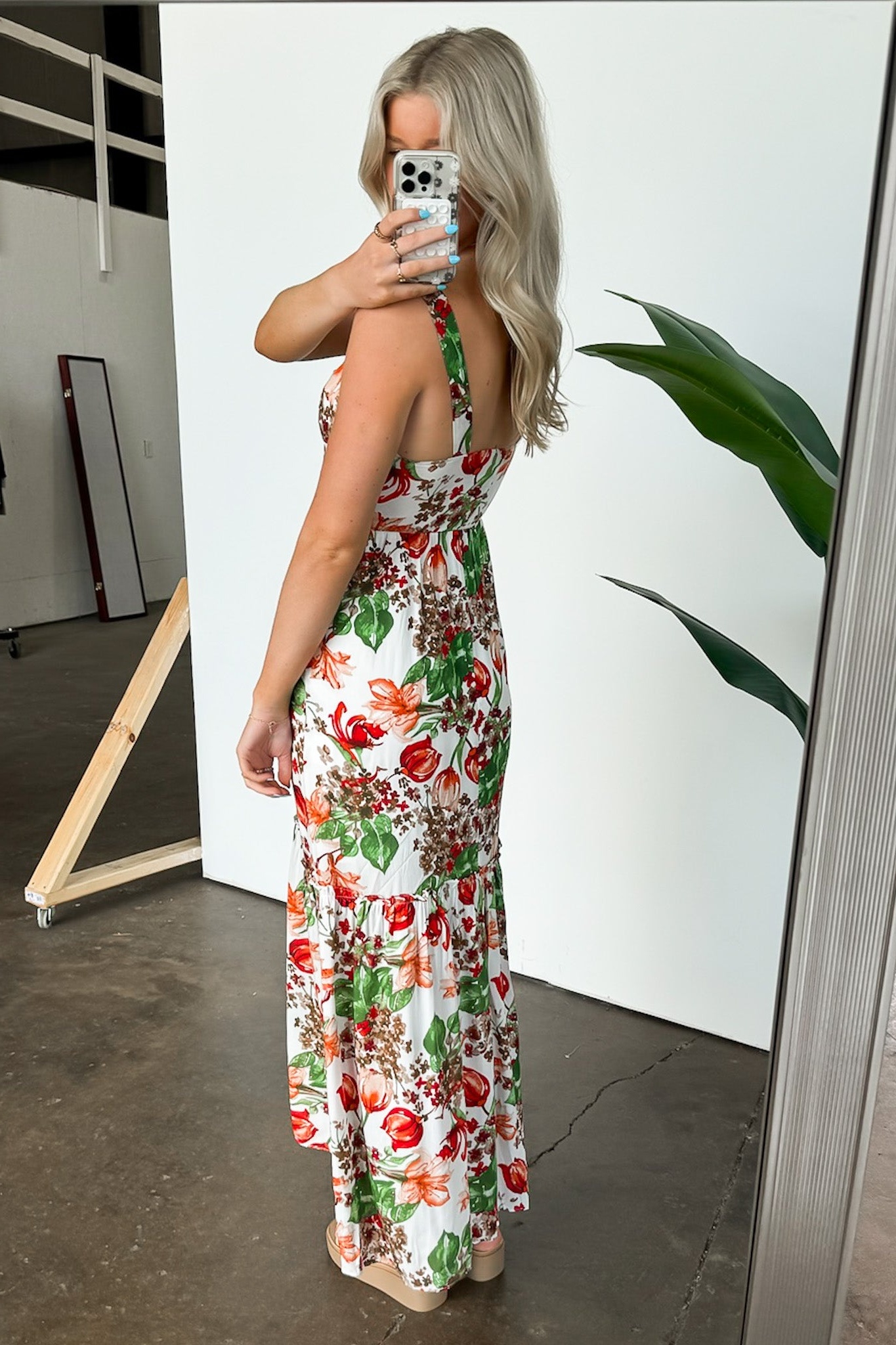 Exceptional Sight V-Neck Floral Maxi Dress
