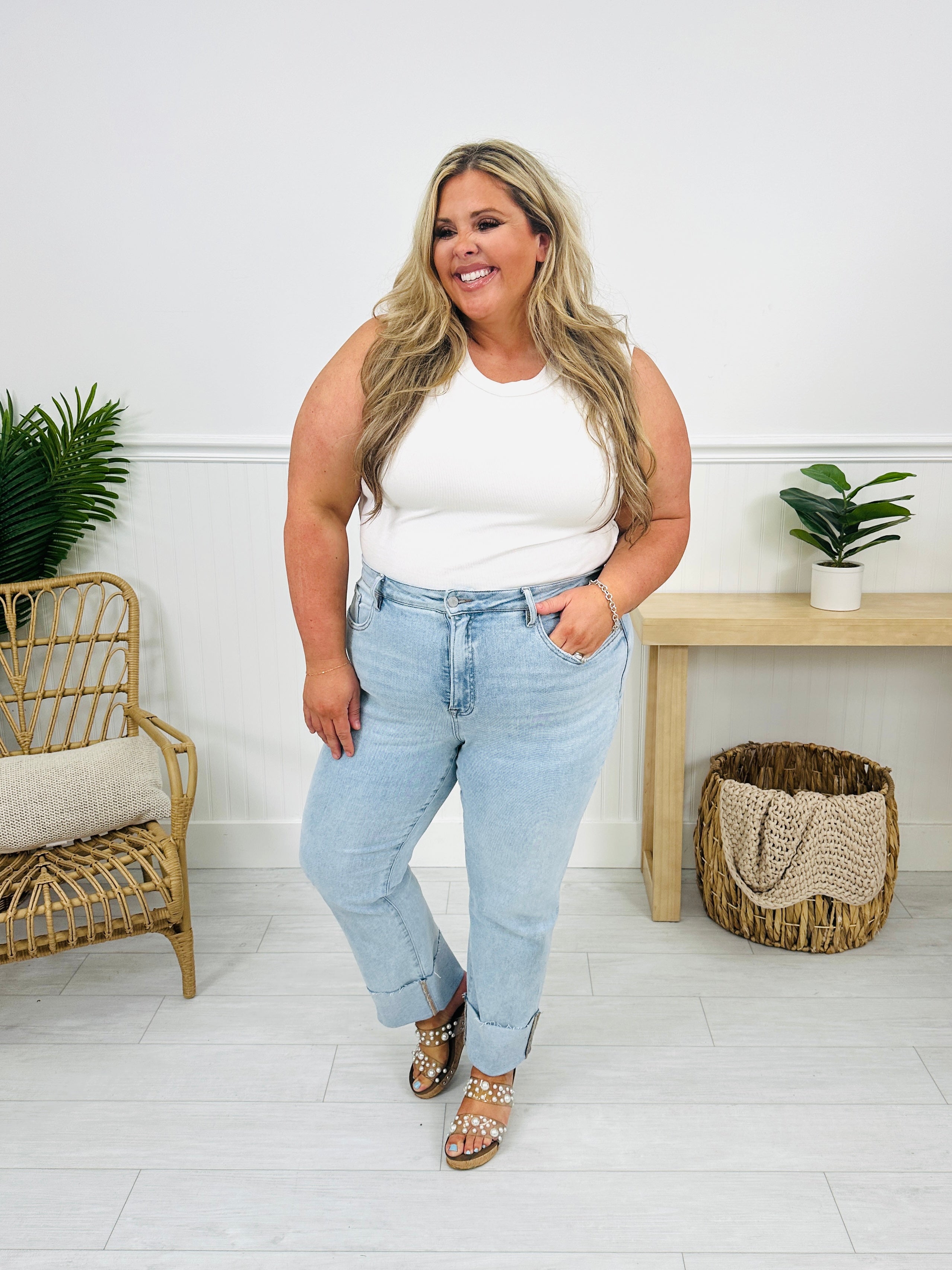 MOCO Exclusive Not Your Mother's Tummy Control Mom Jeans