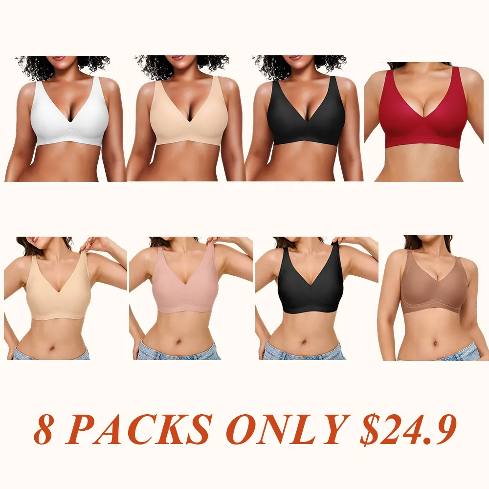 Wireless No Underwire Leopard Print Jelly Bra Everyday Comfort Push Up Seamless T-Shirt Bra