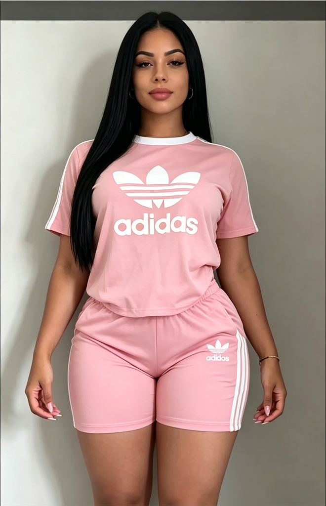 🔥Selling Fast -Women’s 2 Piece Athletic Shorts Set – Casual Loose Tee & High Waist Biker Shorts Outfit | Summer Sporty Lounge Set