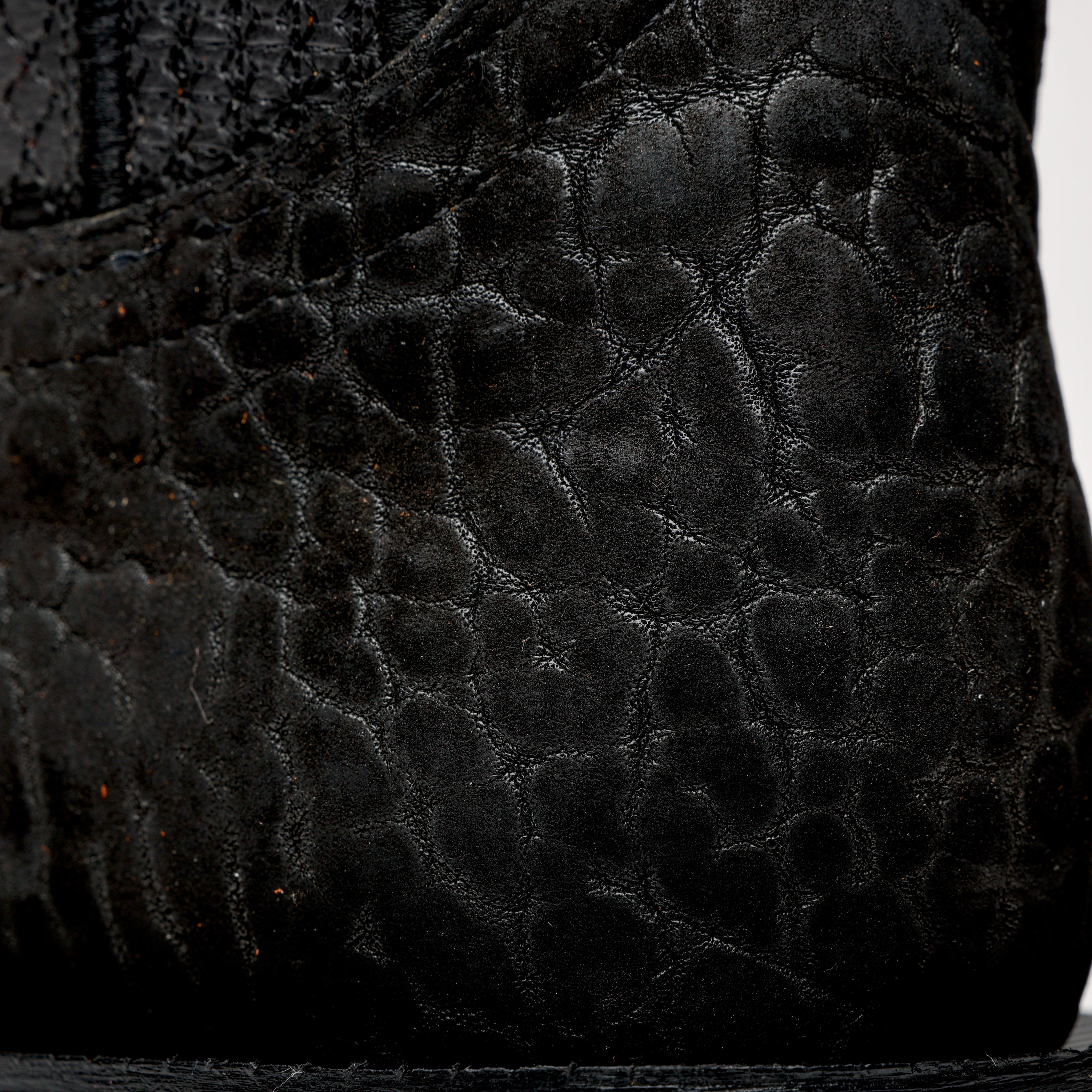 Cognac Rough-Out Boots - Square Toe