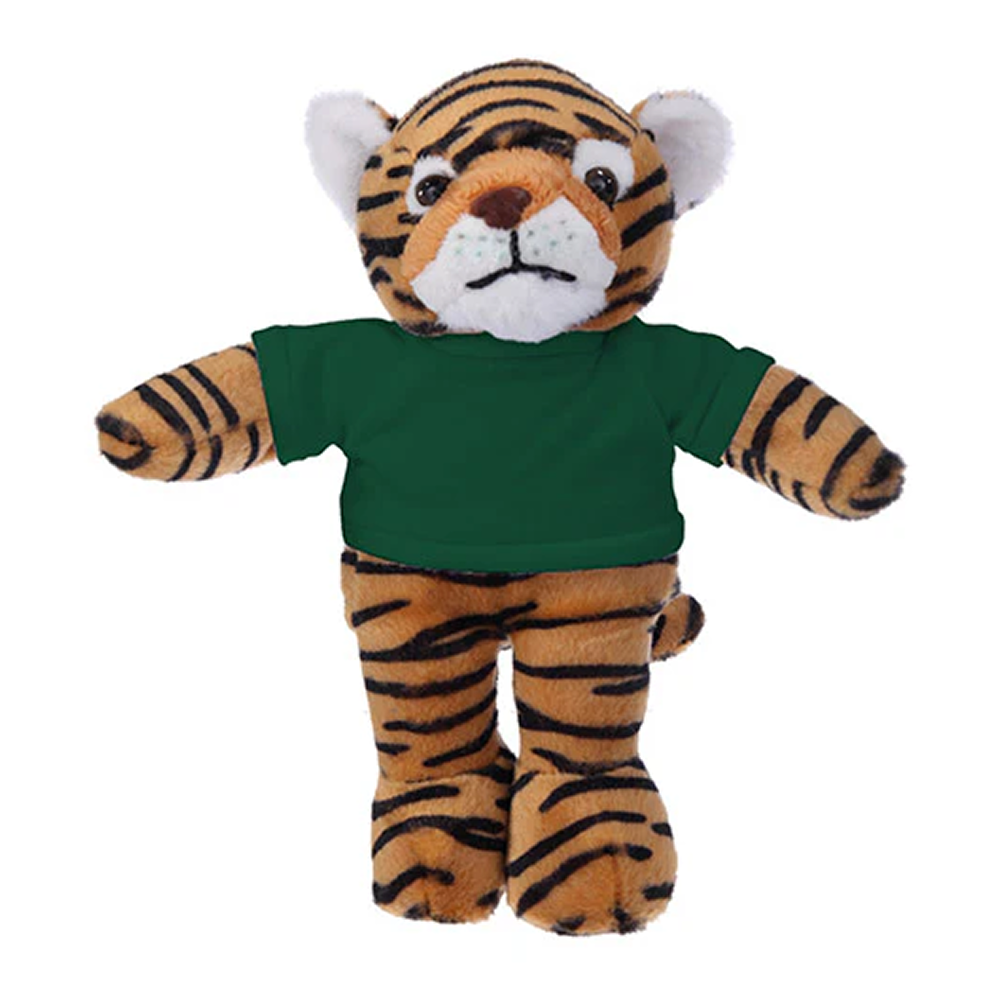 Soft Plush Tiger with Tee 8inch