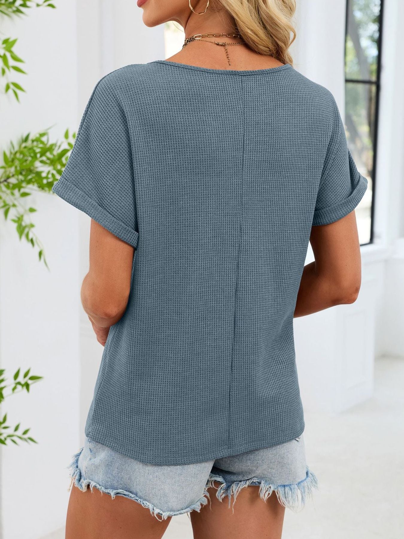 Lace Trim Short Sleeve T-Shirt