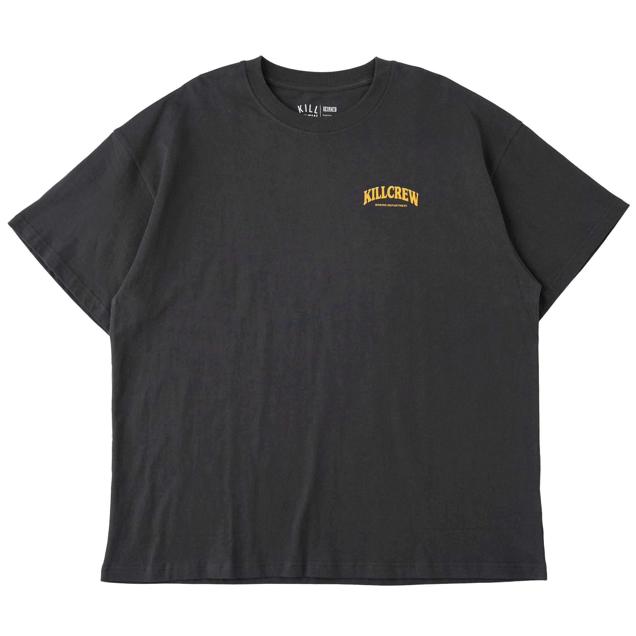 RELAXED FIT BOXING DEPARTMENT T-SHIRT - GUNMETAL / GOLD