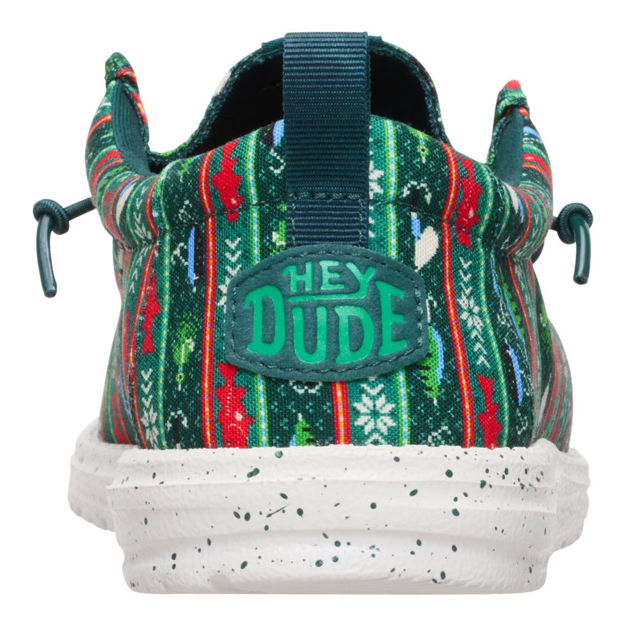 Wally Fishmas Sweater - Pine Green/Multi