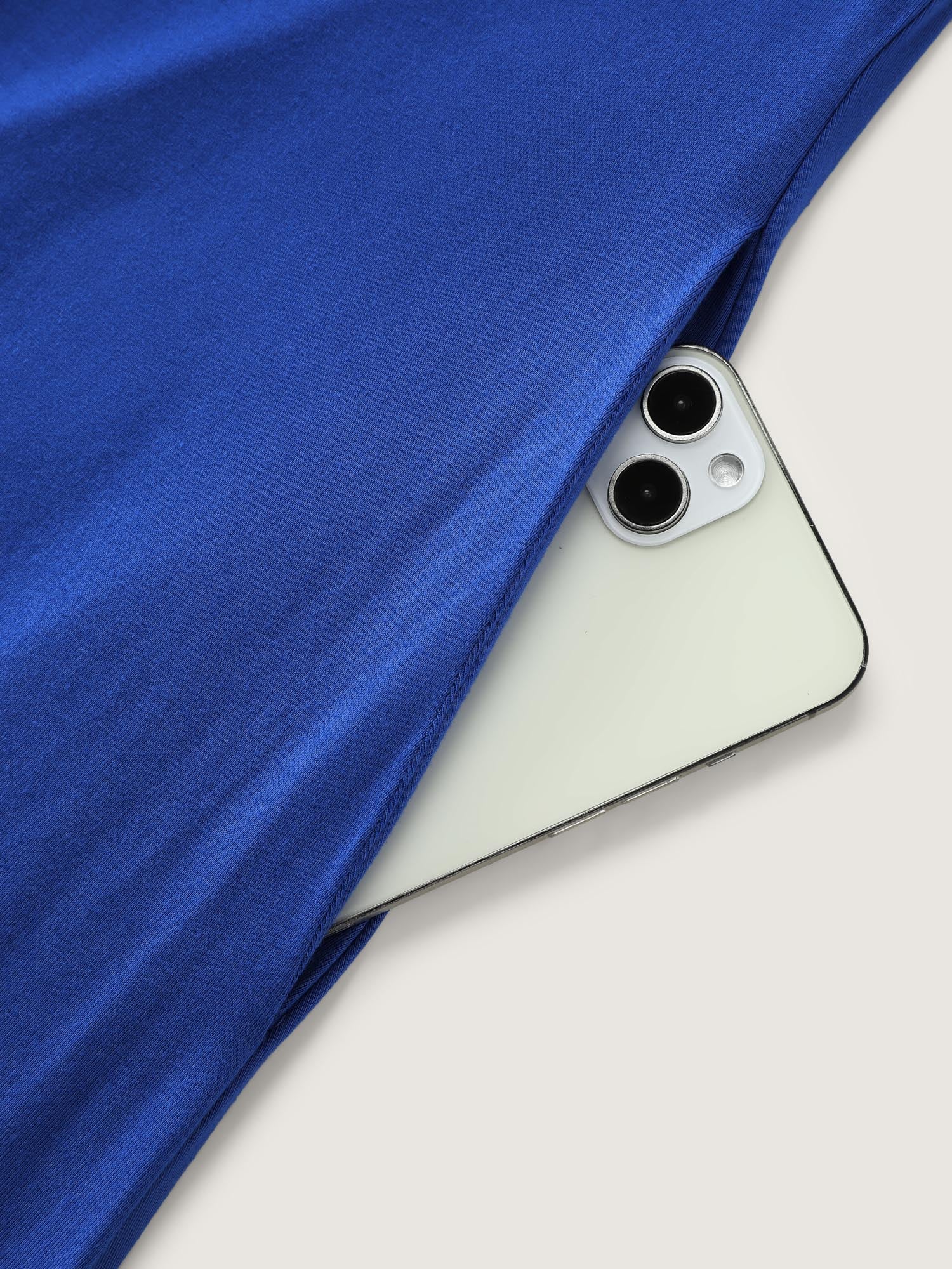 Supersoft Ruched Off-Shoulder Pocket Midi Dress