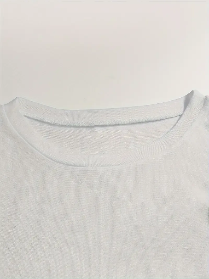 Women's Solid Casual Lounge Set, Long Sleeve Round Neck Top & Elastic Drawstring Pants, Comfortable Relaxed Fit For Fall