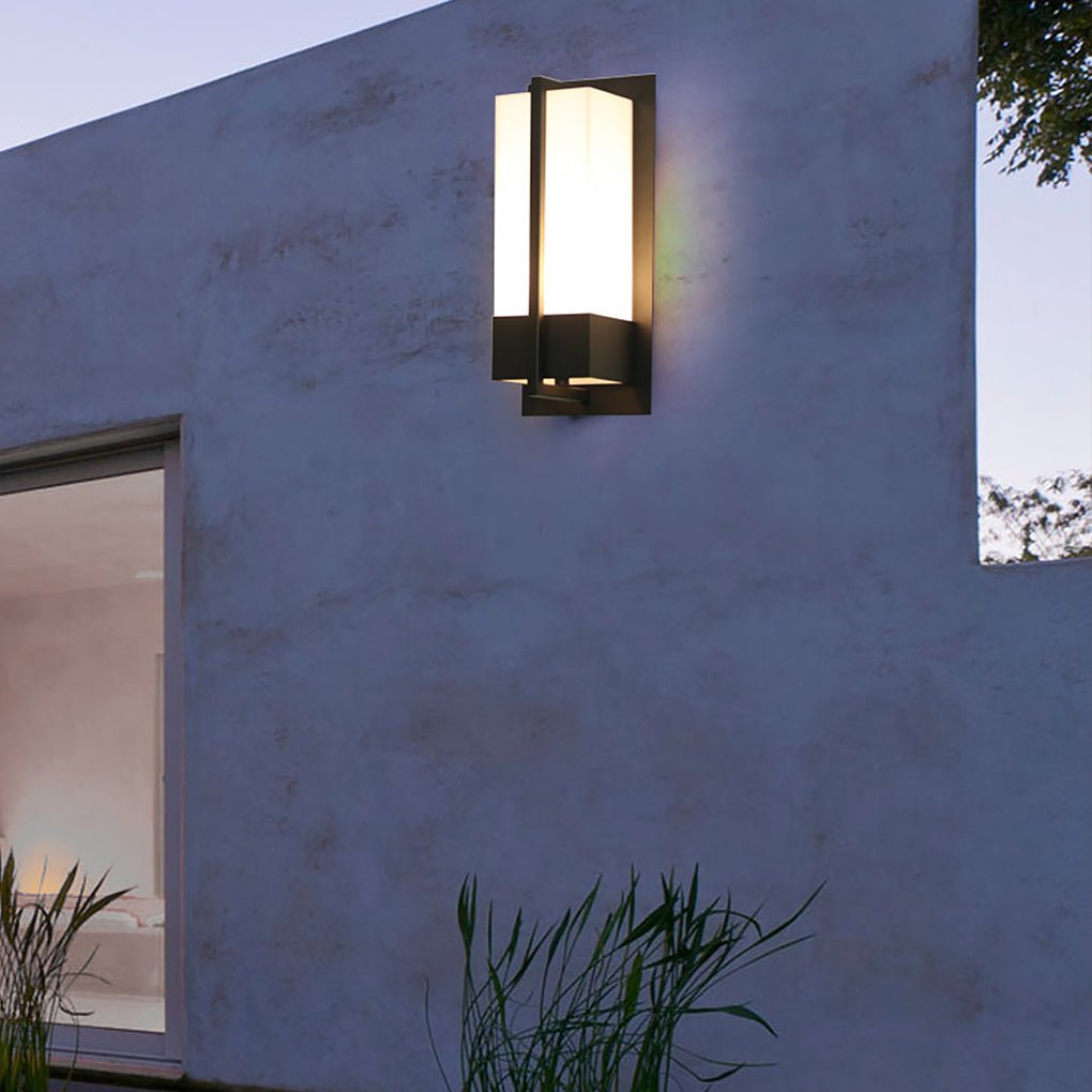 Minimalist Outdoor Waterproof Warm Light LED Corridor Exterior Wall Lamp