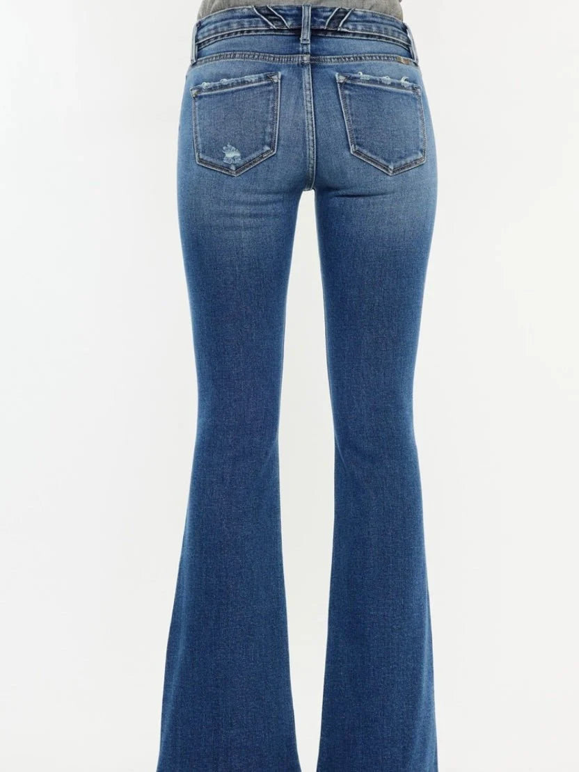 Melina Mid Rise Flare Jeans