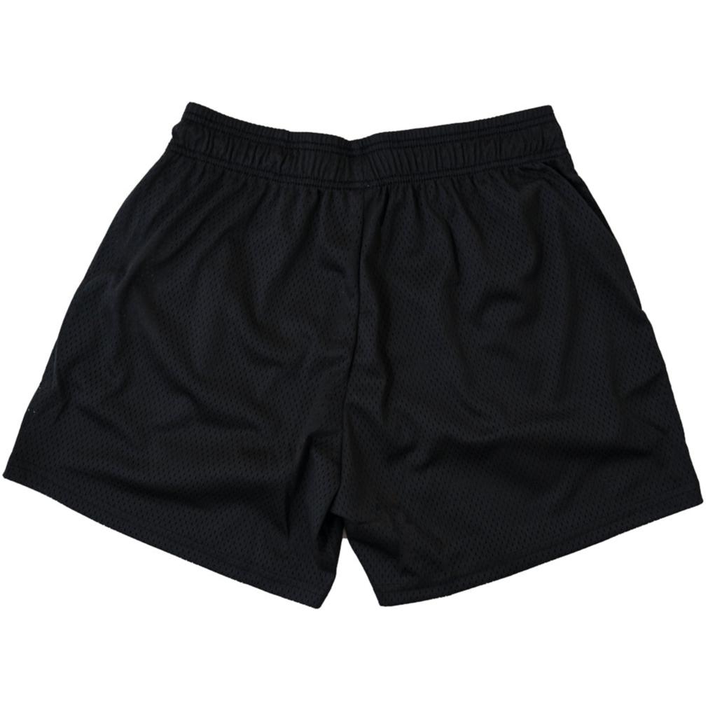 VENTED MESH SHORTS BONE DRY - BLACK / WHITE