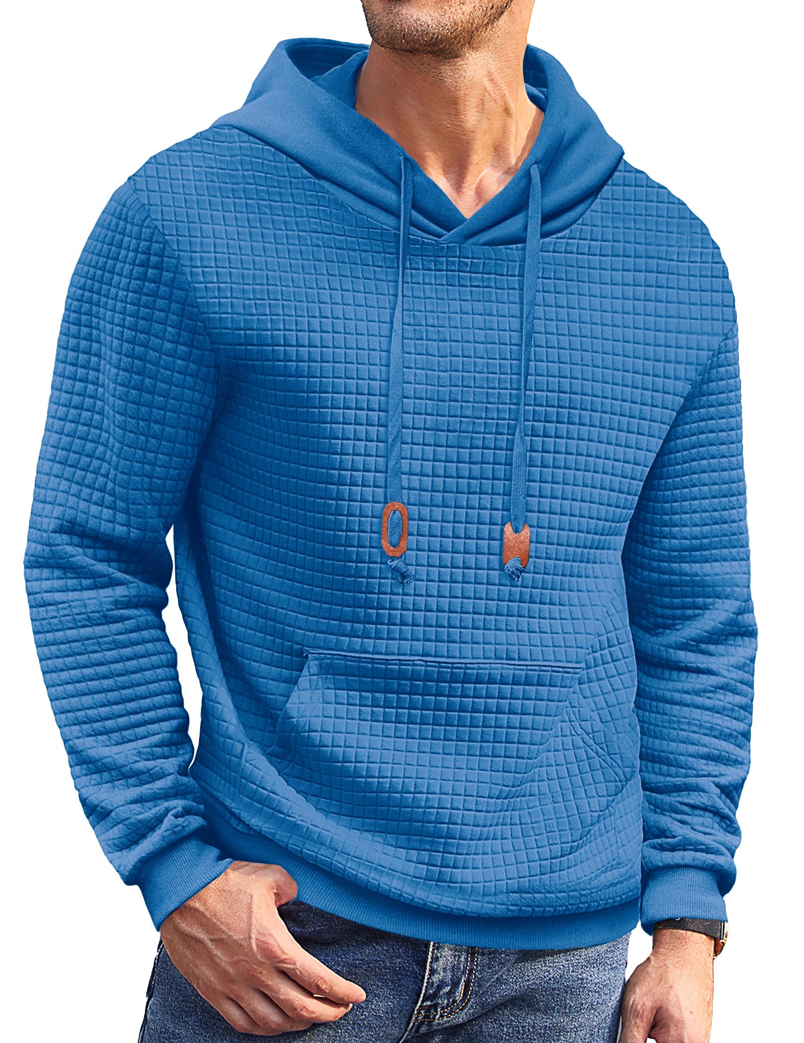 Men’s Athletic Pullover Hoodie with Kangaroo Pocket
