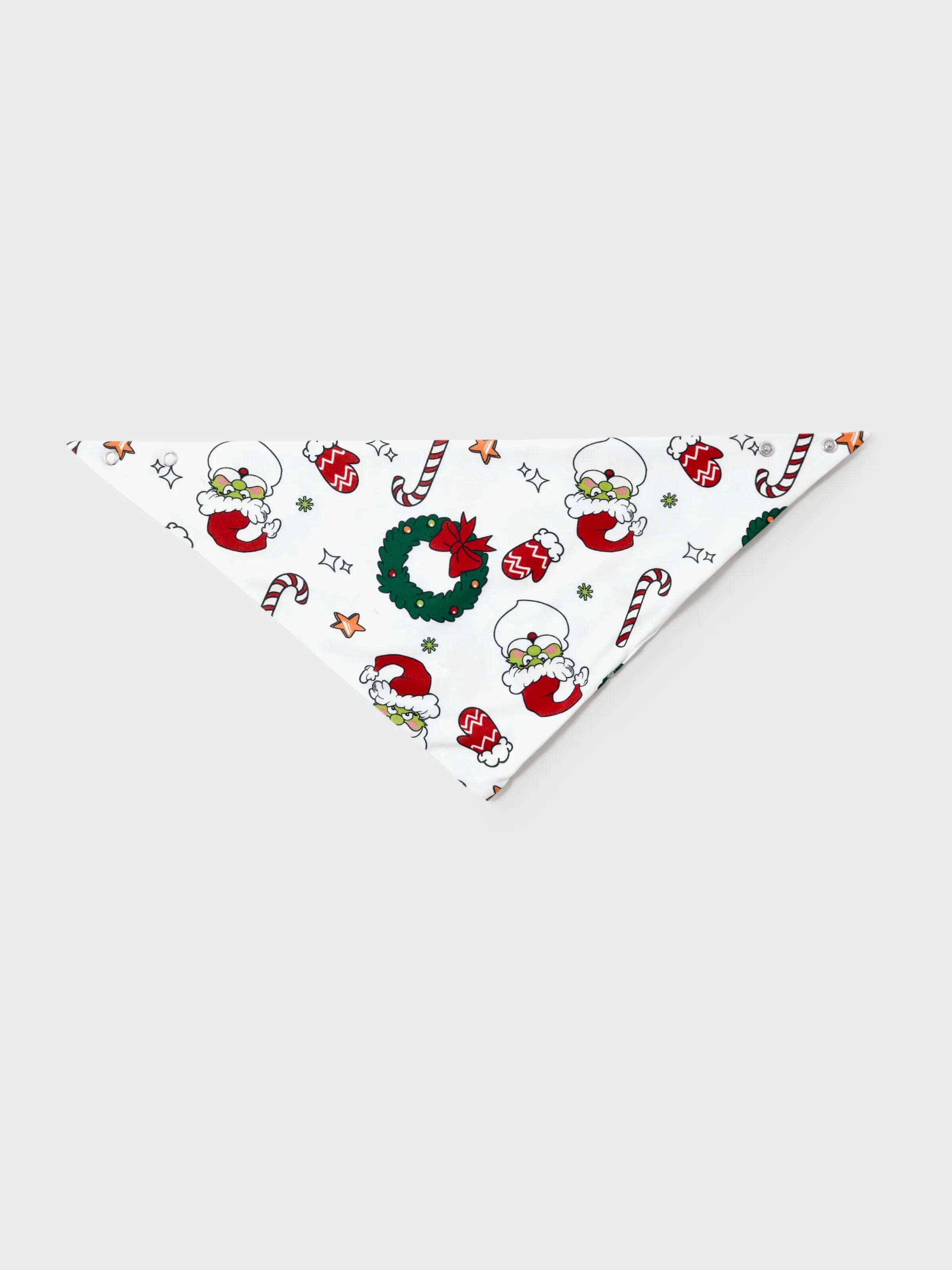 Christmas Matching Family Pajamas Set Christmas Grinch-themed Print PJS with Christmas Socks Red