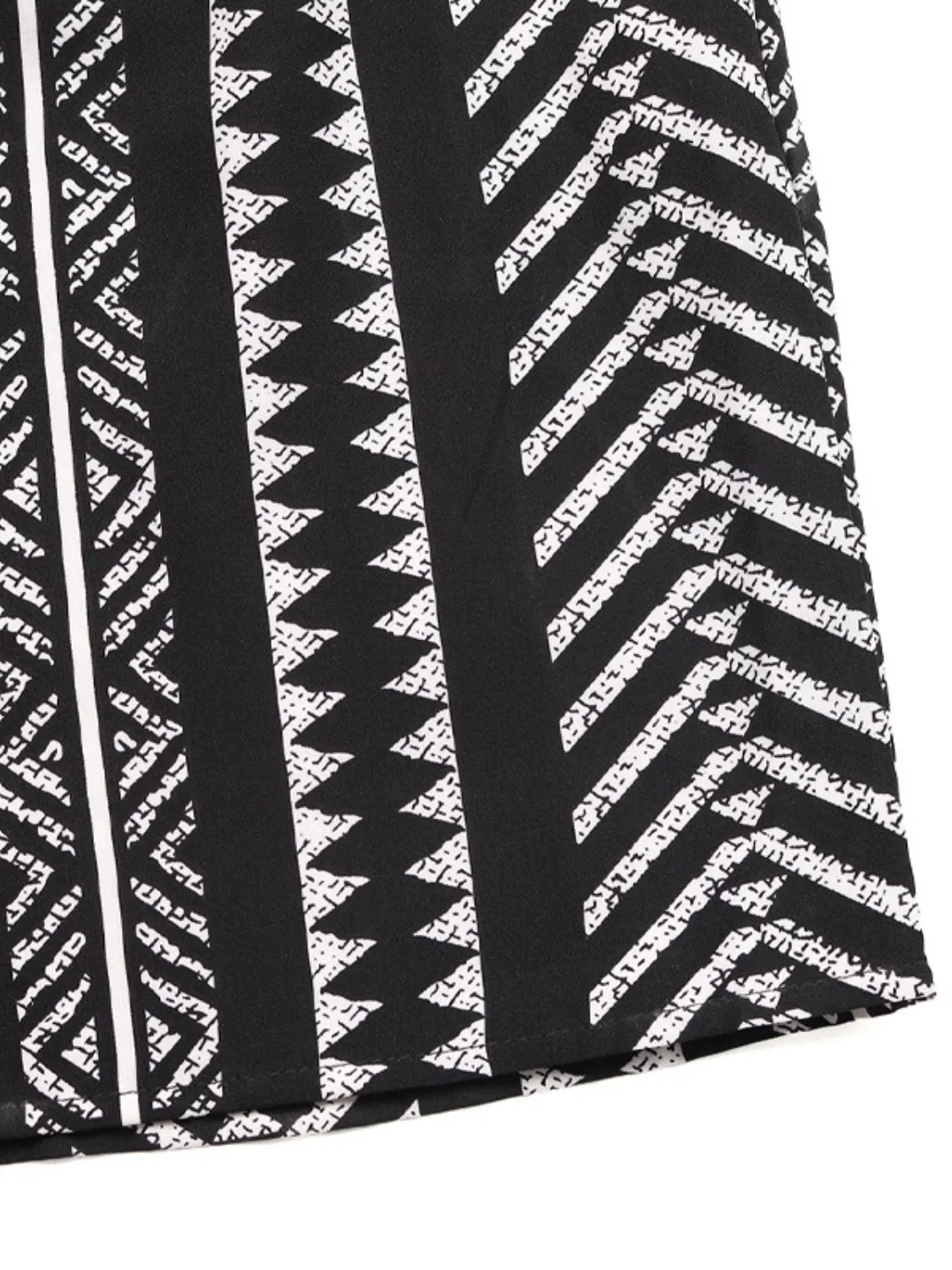 Printed High Waist Skirt