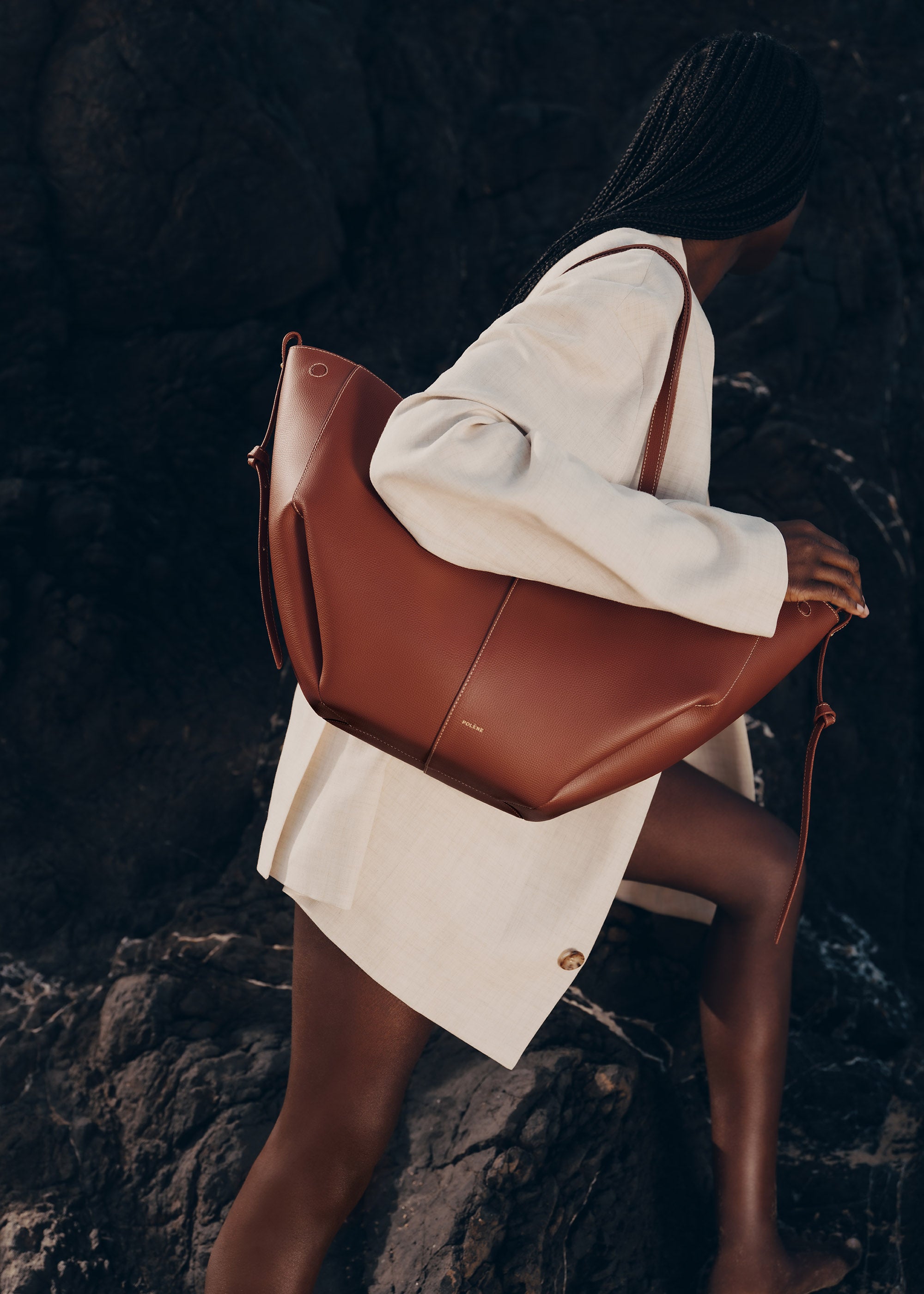 Cyme - Textured Cognac Clearance sale