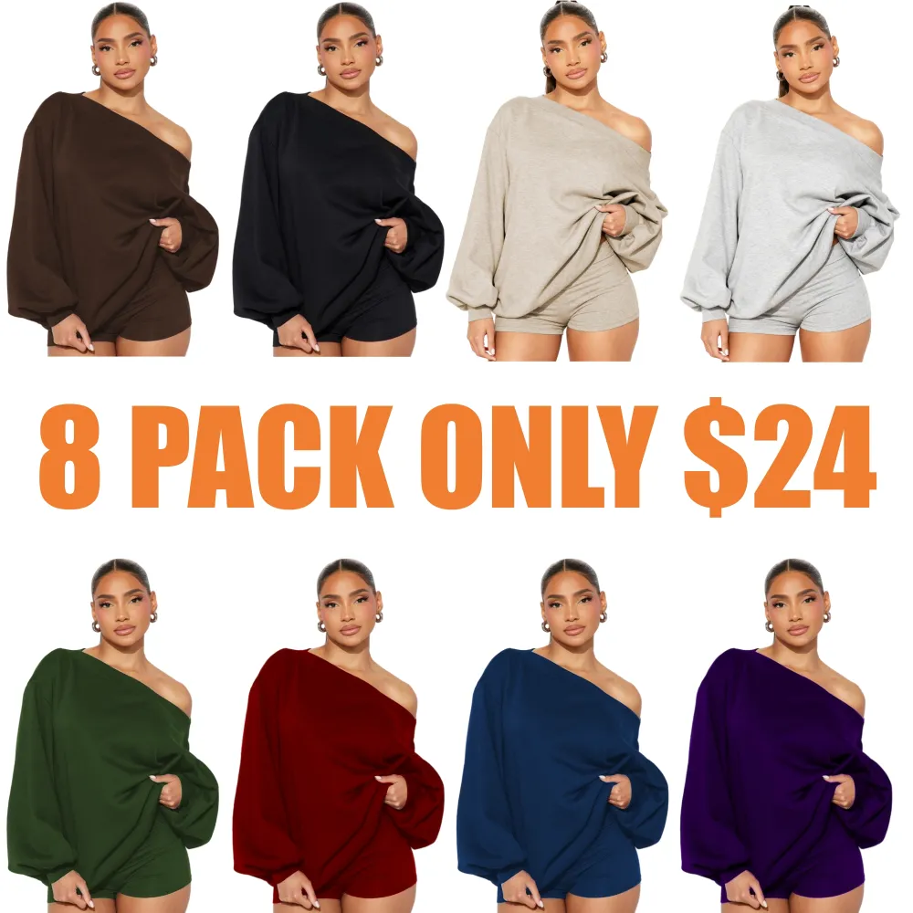 Shoulder Oversized Sweatshirt