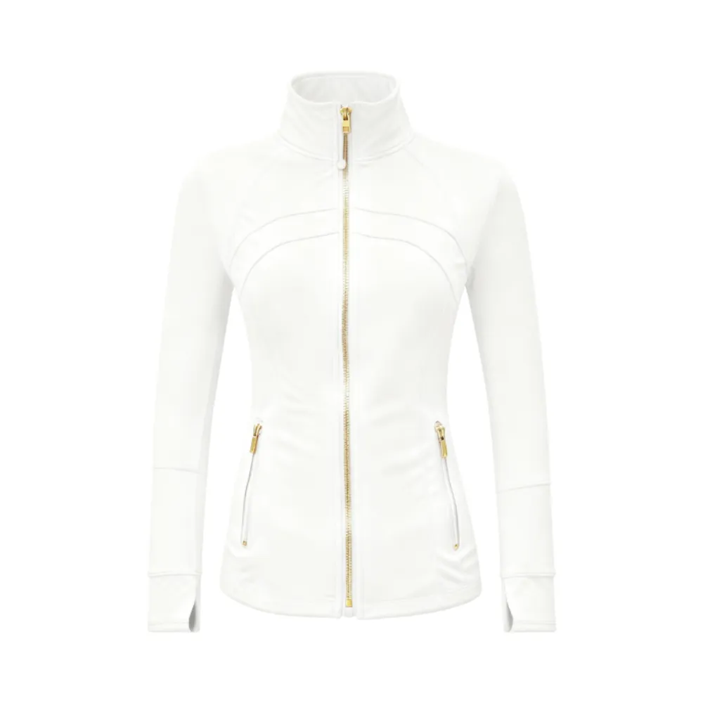 Women's sports stand up collar  yoga jacket