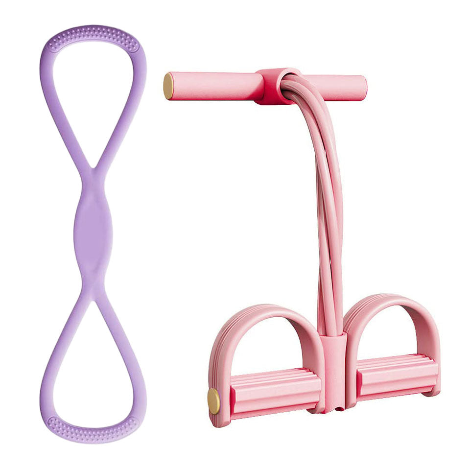 ✨2025 Hot Sale-Buy 2 Get 1 Free!!!🔥32 Fitness Resistance Bands-4 Tube Pedal Ankle Puller