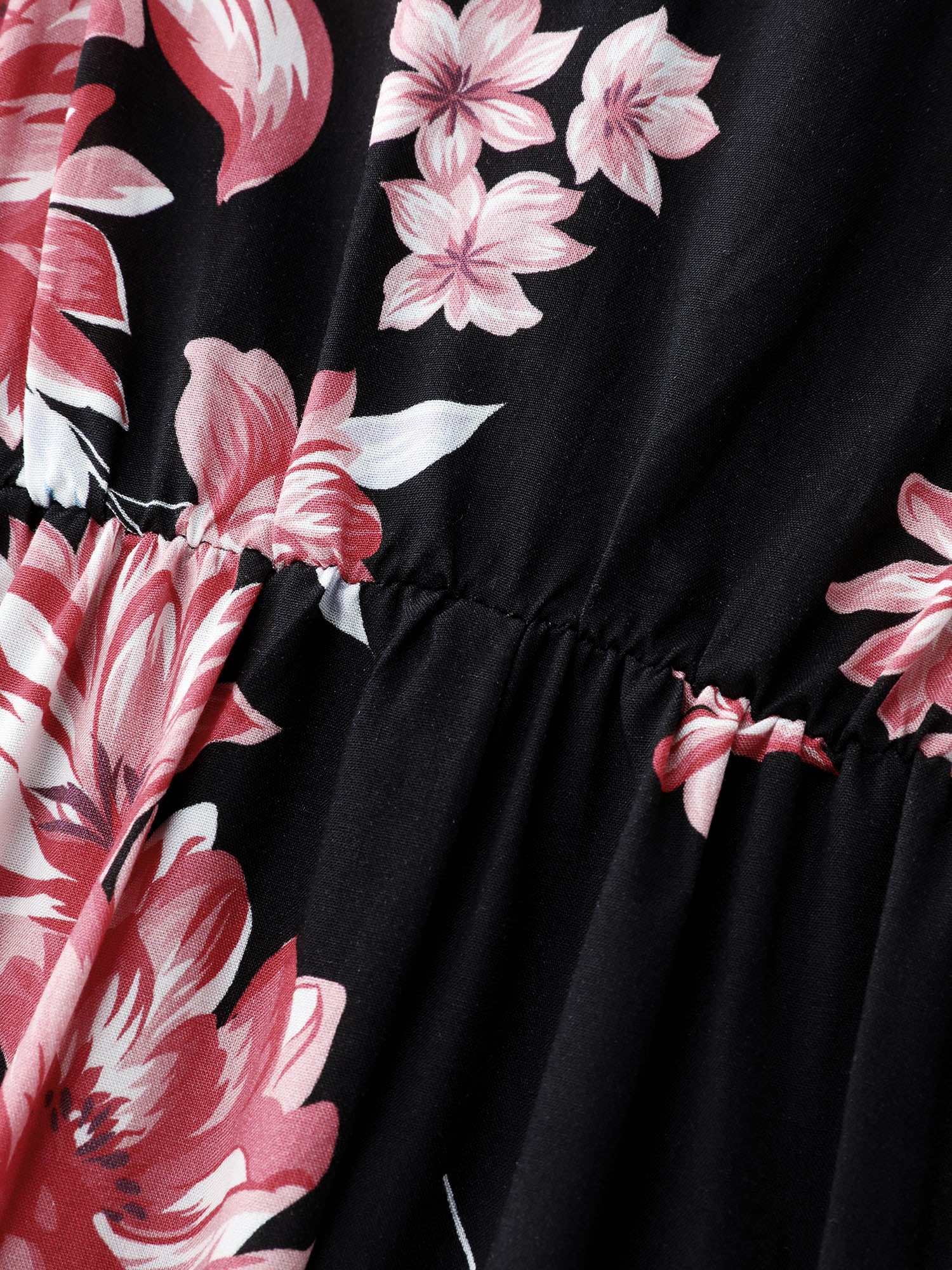 Pure Floral Romance Twist-Front Midi Dress