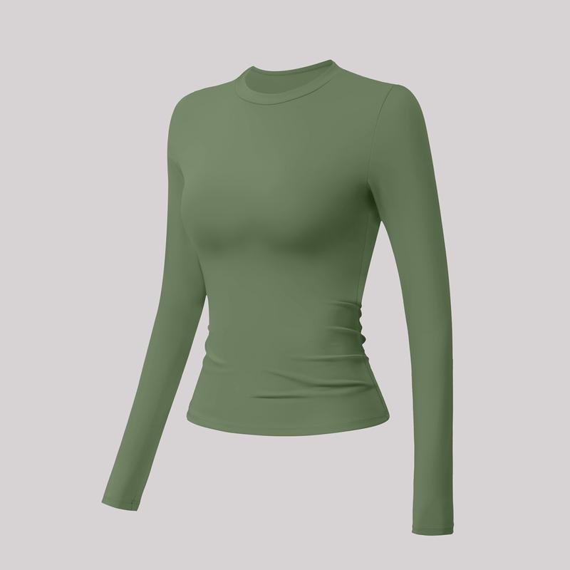 💪 Women’s Slim Fit Athletic Tee – Stretchy, Breathable Workout Top