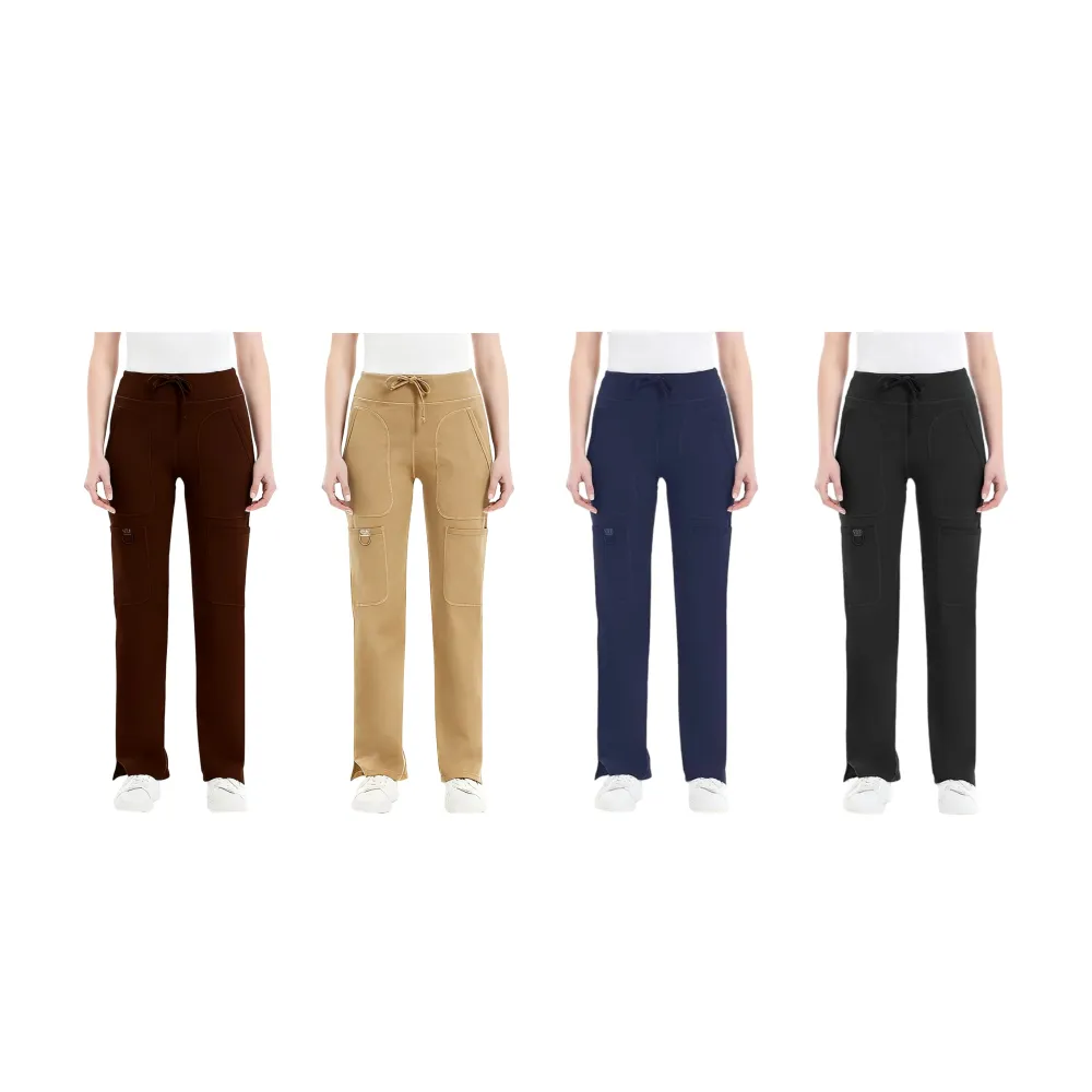 Women’s Yoga Scrub Pants – Super Soft, Stretchy Cargo Work Pants