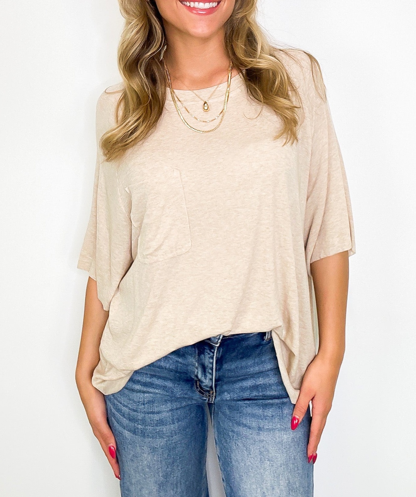 Inspire Me Casual Pocket Tee