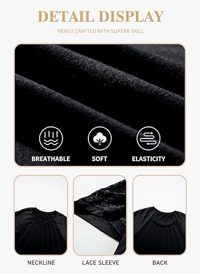 Plus Size Summer Lace Short Sleeve Tunic Top