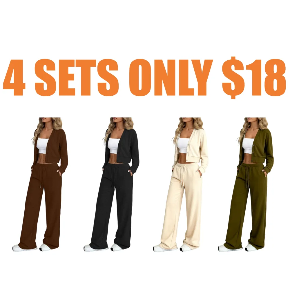 Women's Long Sleeve Jacket & Pants Set