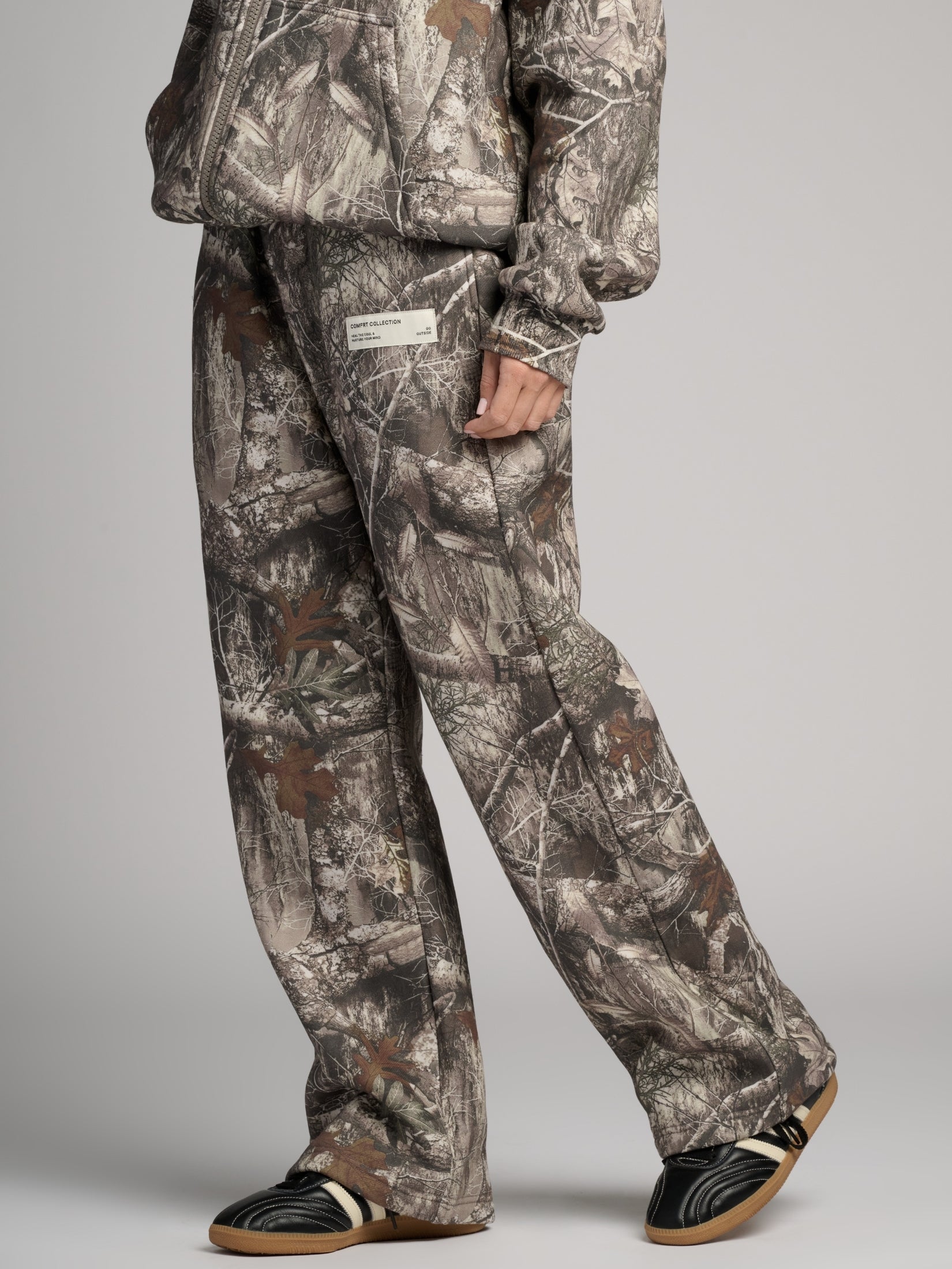 Camo Straight Leg Sweatpants