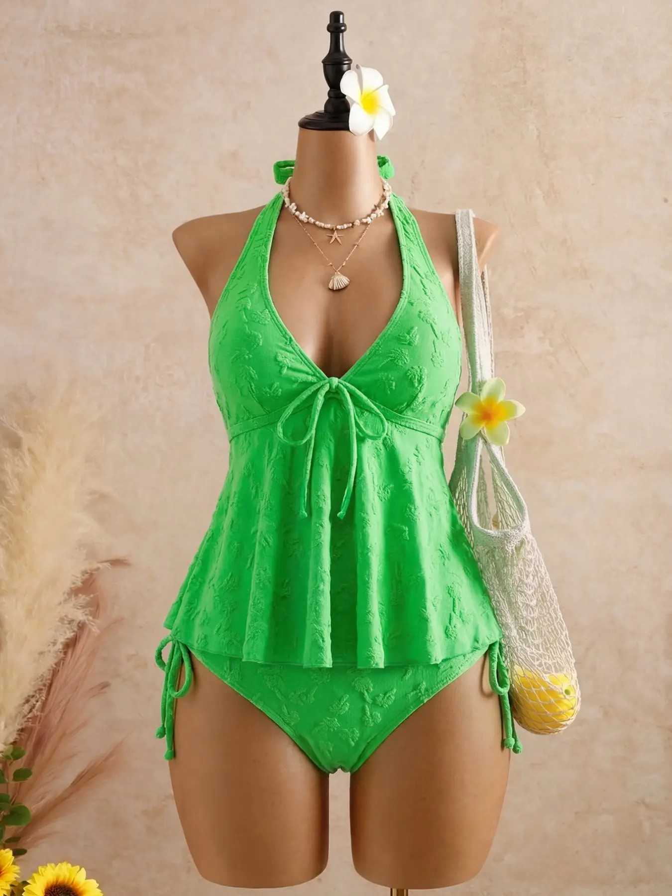 🔥🔥Easter Sale!Women's Fashion Tankini Swimsuit, Stylish Two-Piece Swimwear