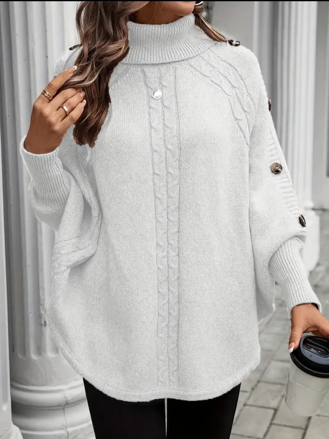 Women Turtleneck Knitted Casual Sweater