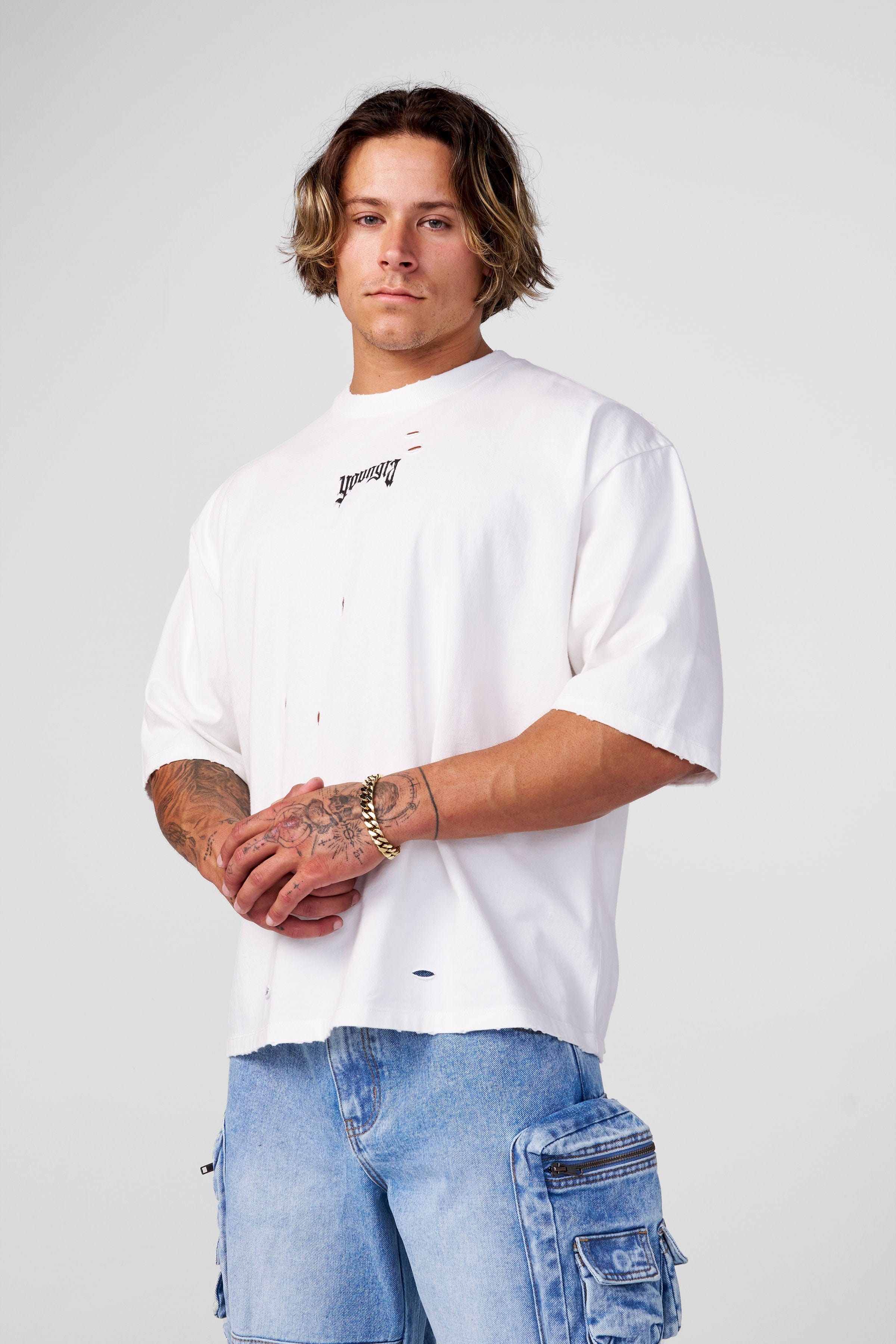 4144 - Distressed Tees