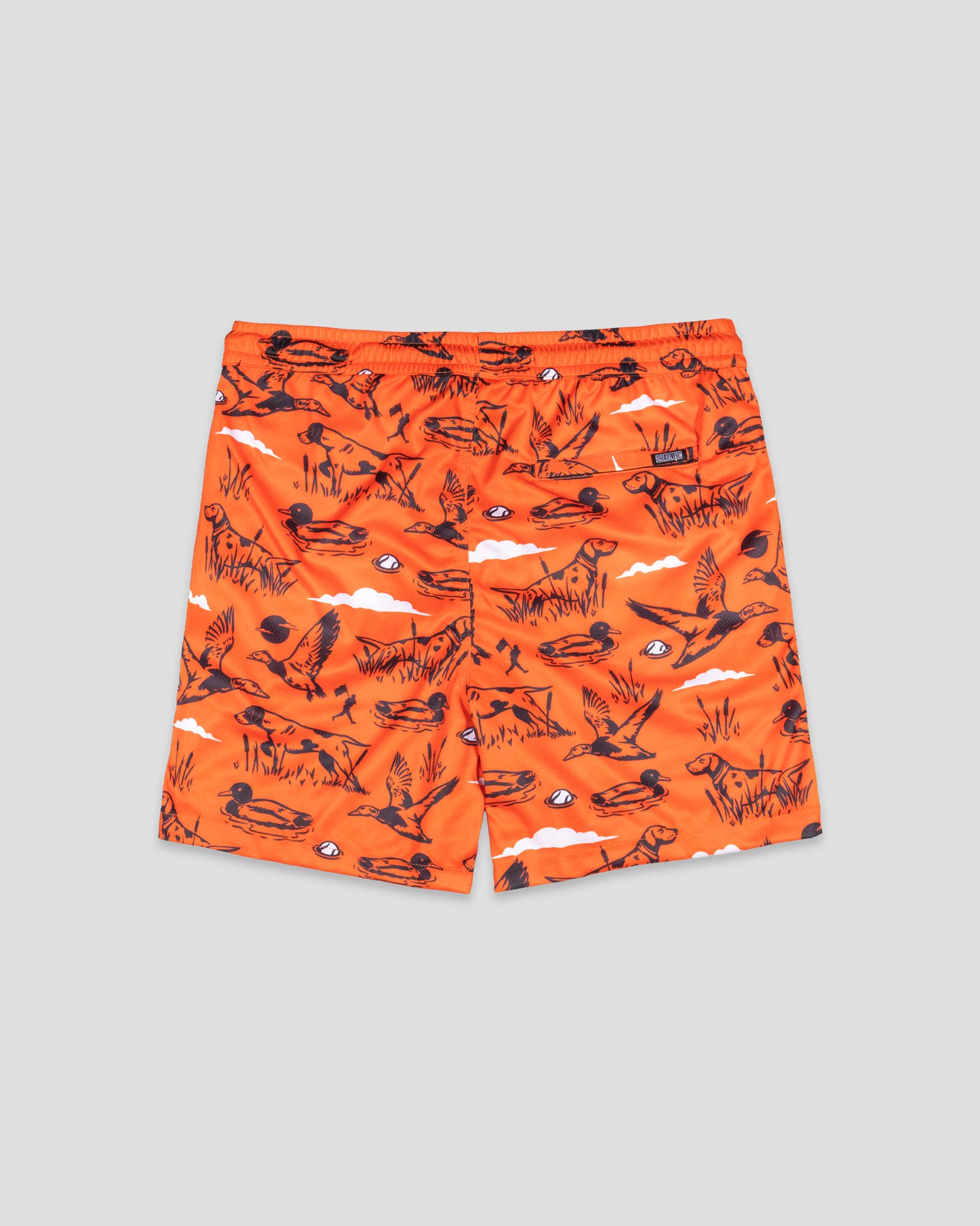Hardball Hunter Diamond Air Mesh Shorts (Blaze Orange) - Youth