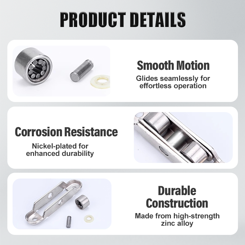 80/88 Zinc Alloy Pulley for PVC Windows & Doors