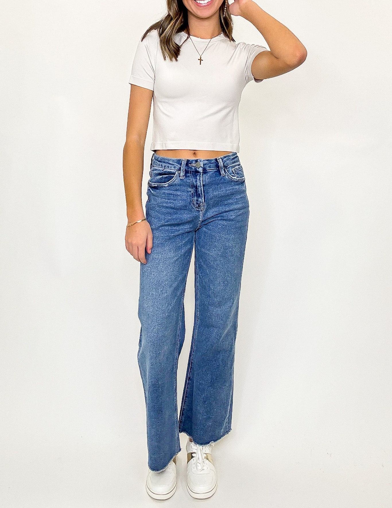 Altitude Super High Wide Leg Jeans