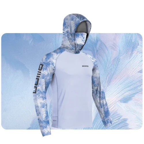 Men's UPF 100+ Performance Cooling Hoodie with Gaiter