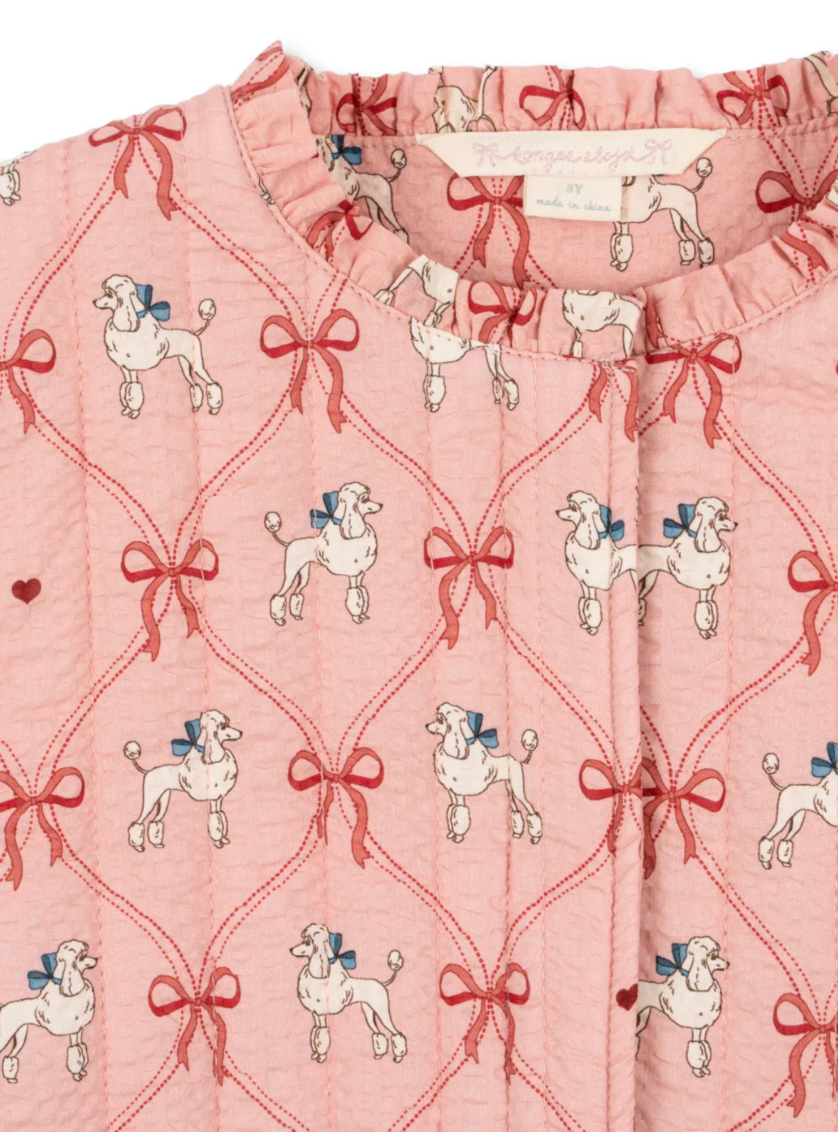 lunella quilted jacket gots - poodle