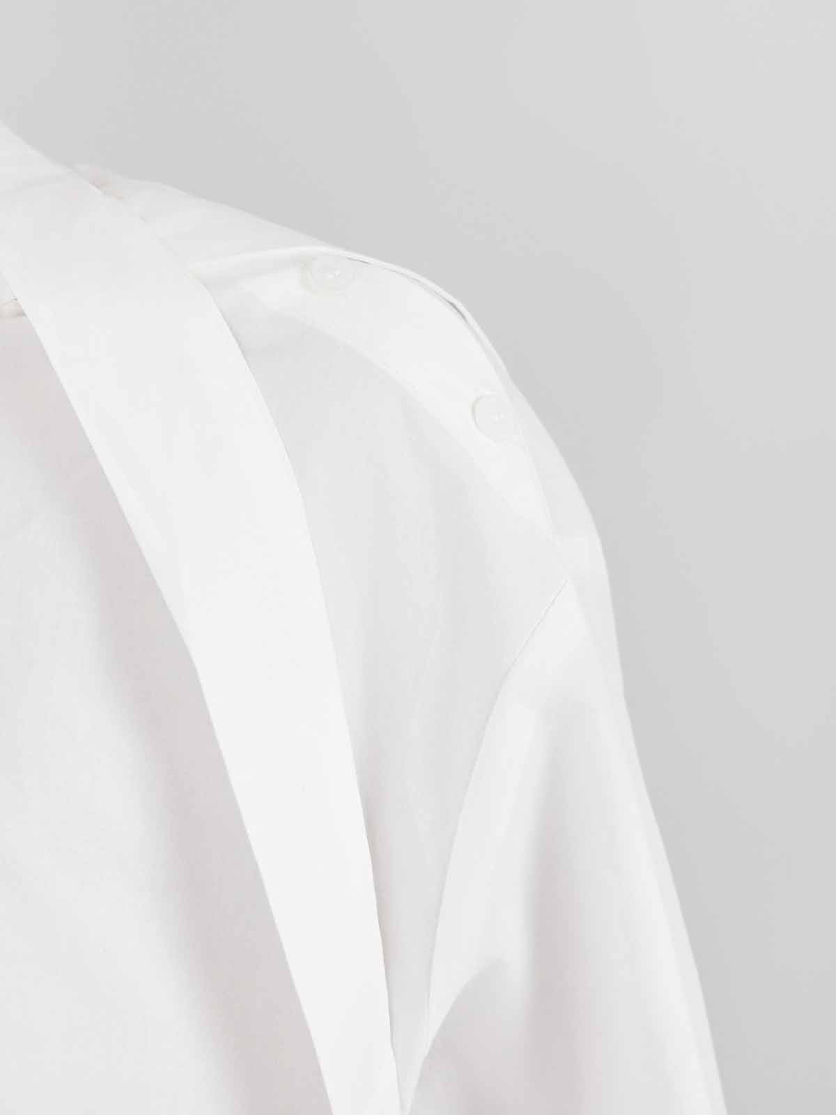 ASOBIO Button-Detail Tie-Neck Shirt