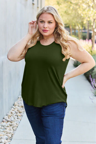 Everyday Ease Round Neck Tank (multiple color options)