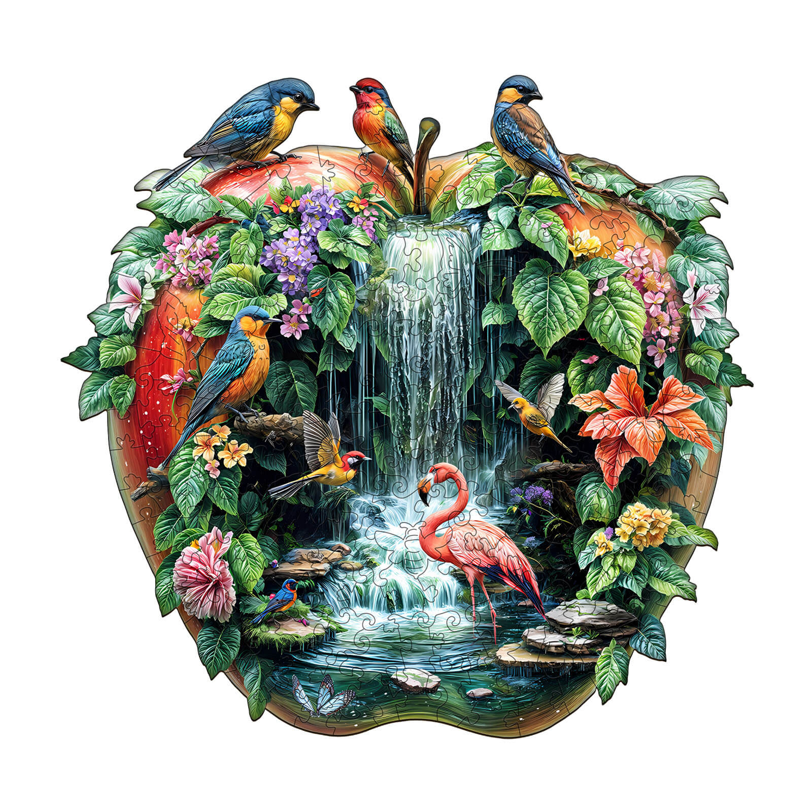 Paradise Garden Wooden Jigsaw Puzzle