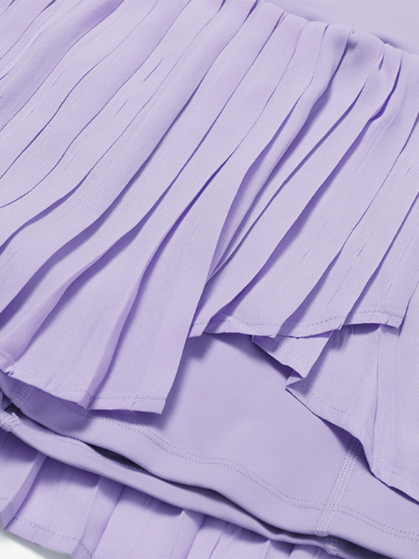 Pleated Quick-Drying Tennis Anti-Exposure Sports Skirt Pants