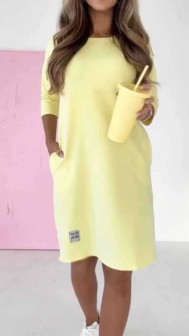 Women's Round Neck Casual Dress