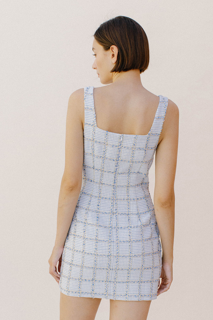 Ailani Tweed Mini Dress