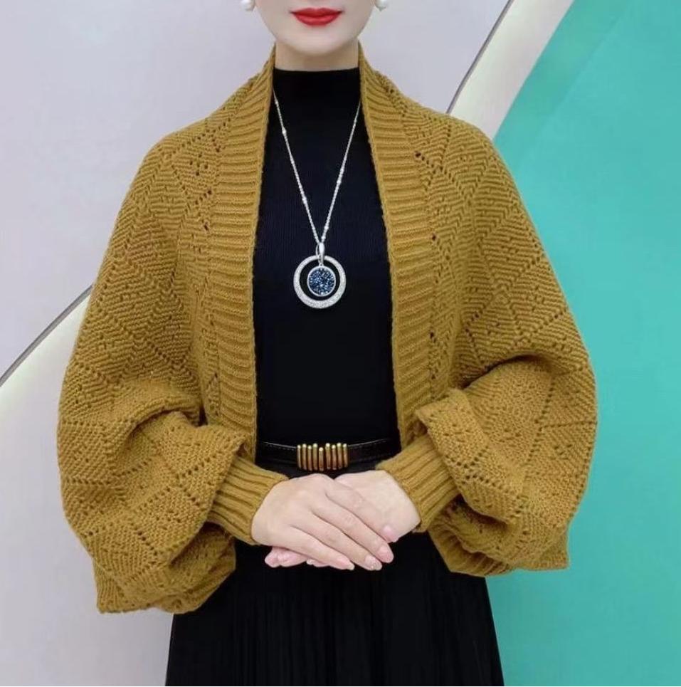 🔥2025 New Fashion🔥Hollow Out Knitted Shawl Coat