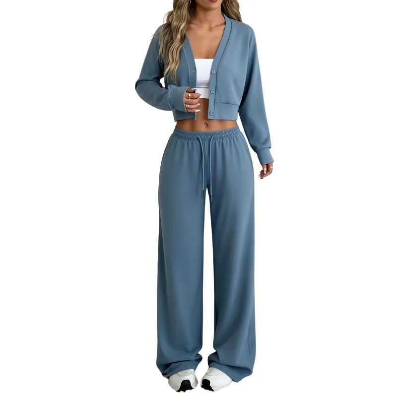Women's Long Sleeve Jacket & Pants Set