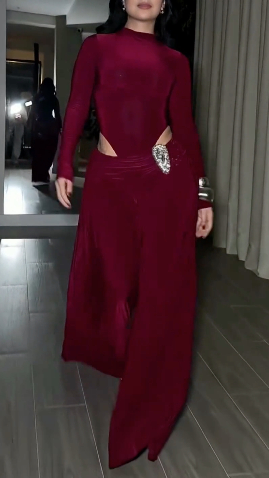 Women Round Neck Slim Fit Jumpsuit+ Pants Casual Set