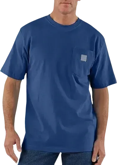 🔥Last Day Promotion! Men's K87 Workwear Loose Fit Heavyweight Short-Sleeve Pocket T-Shirt (Also Available in Big & Tall)