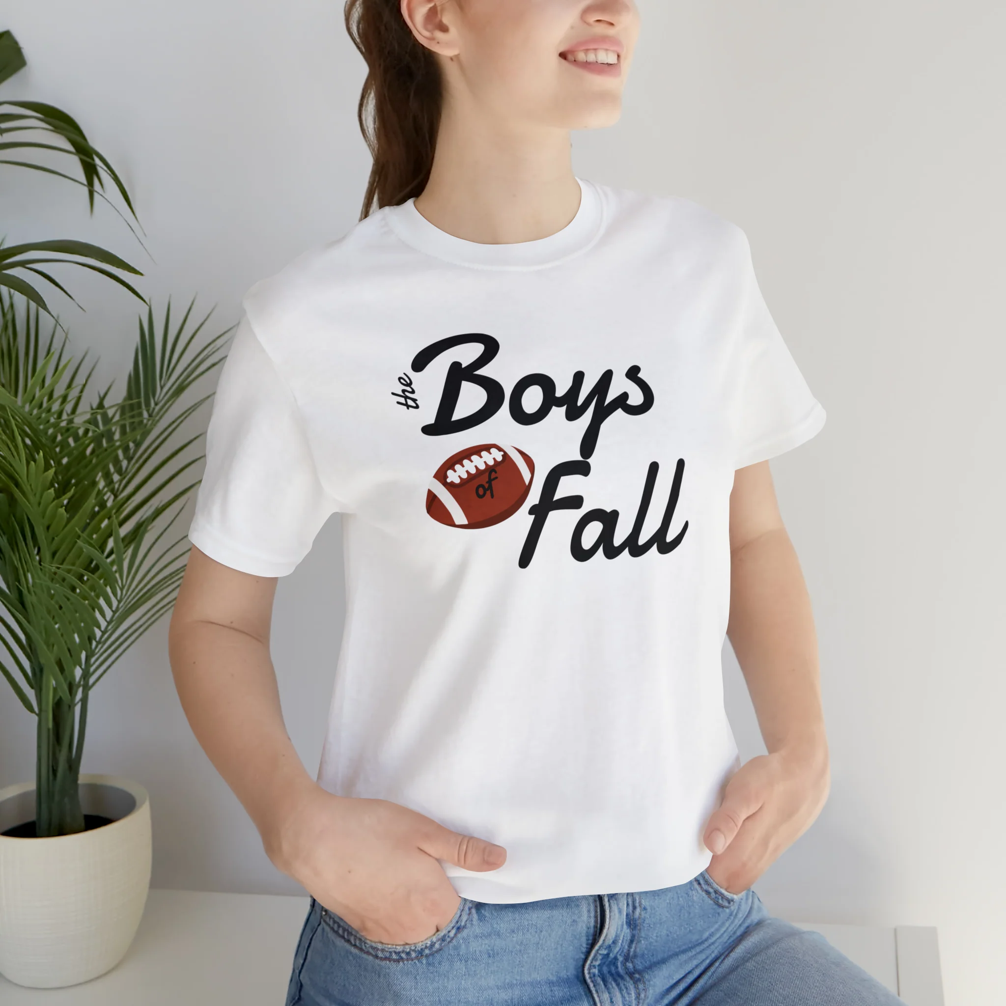 Boys of Fall Football Patch Unisex Softstyle T-Shirt
