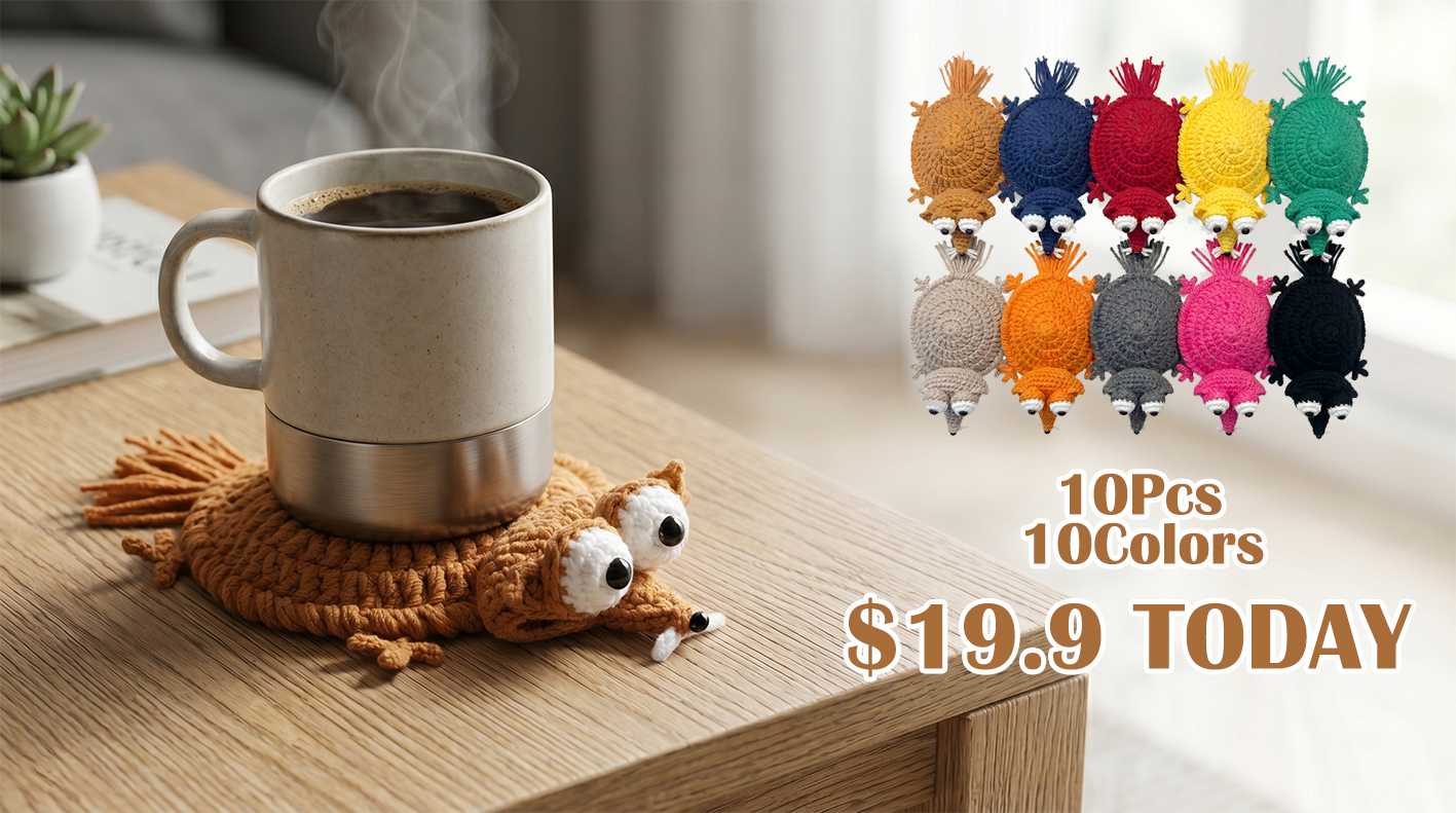 Scrat Crochet-protecting your tabletops while adding a nature-inspired charm