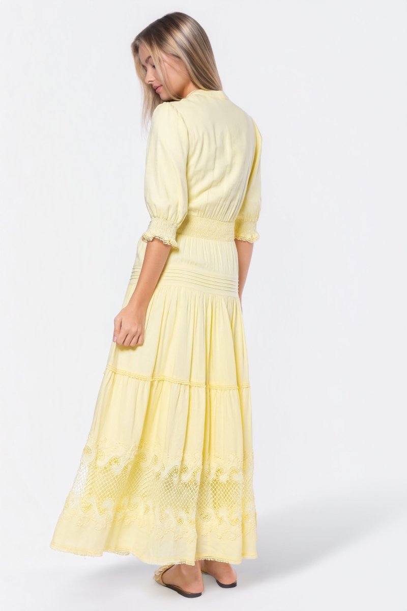 Hallie Dress (Light Yellow)
