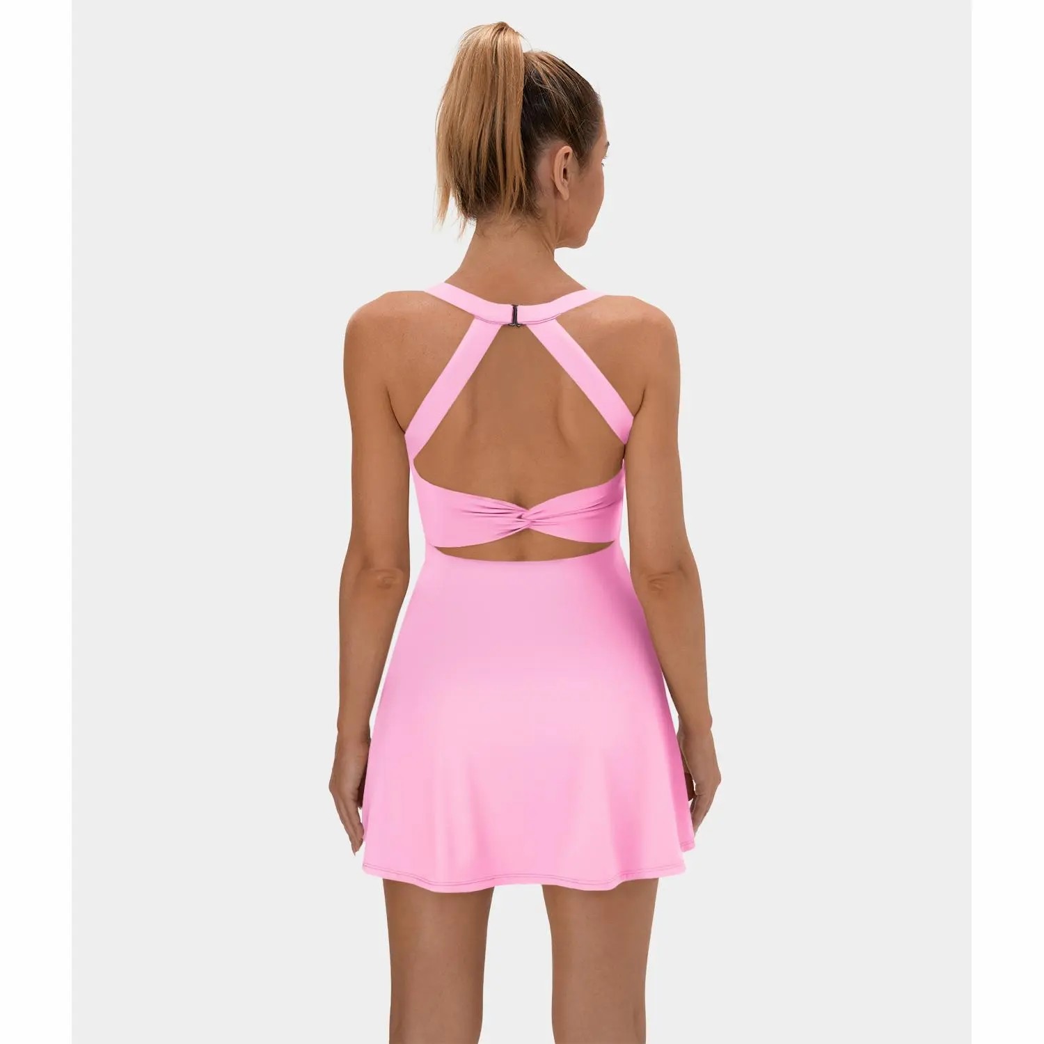 🔥Backless Sleeveless Criss Cross Active Spring Dresses for Women